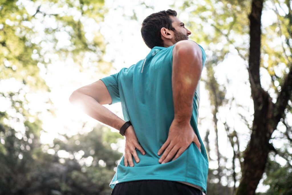 Keeping in movement with back pain